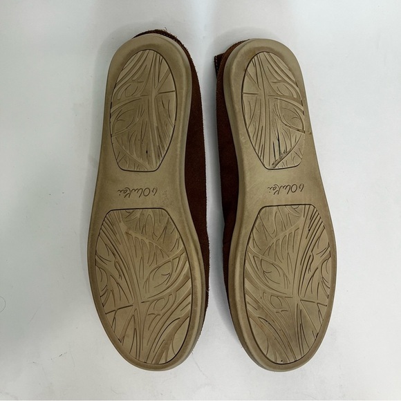 OluKai Nohea Perforated Brown Suede Leather Slip On Loafers Women's 8.5 - Picture 11 of 11